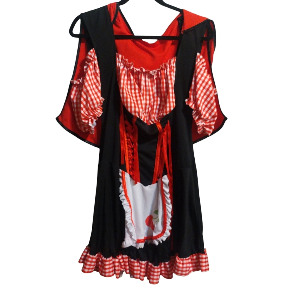 Torrid Vintage 1/2 Plus size Red Riding Hood Halloween Costume Dress Excellent